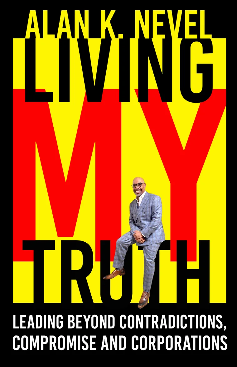 Living MY Truth book cover concept created within the INTETHIQ ecosystem.